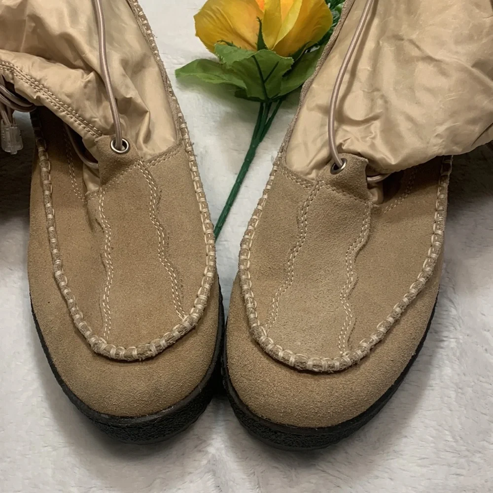 🌹 FLASH SALE 🔥Vintage Steve Madden Sequall - Like New Suede & Nylon Boots